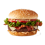 1/4 Lb Burger With Bacon 