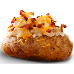 Baked Potato With Smoked Sausage 
