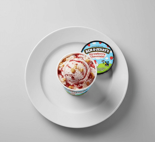 Ben & Jerrys Strawberry Cheesecake 